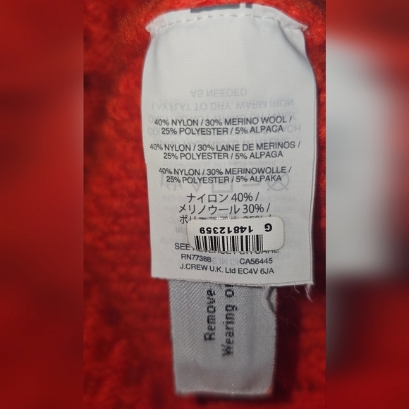 Madewell Merino Wool-Blend Cable Knit Crew Neck Academia Sweater Sz M - Picture 6 of 6